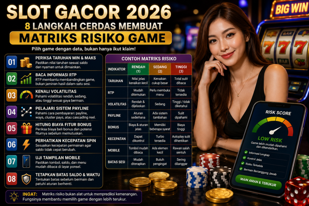 Slot Gacor 2026: Panduan Membuat Matriks Risiko Game