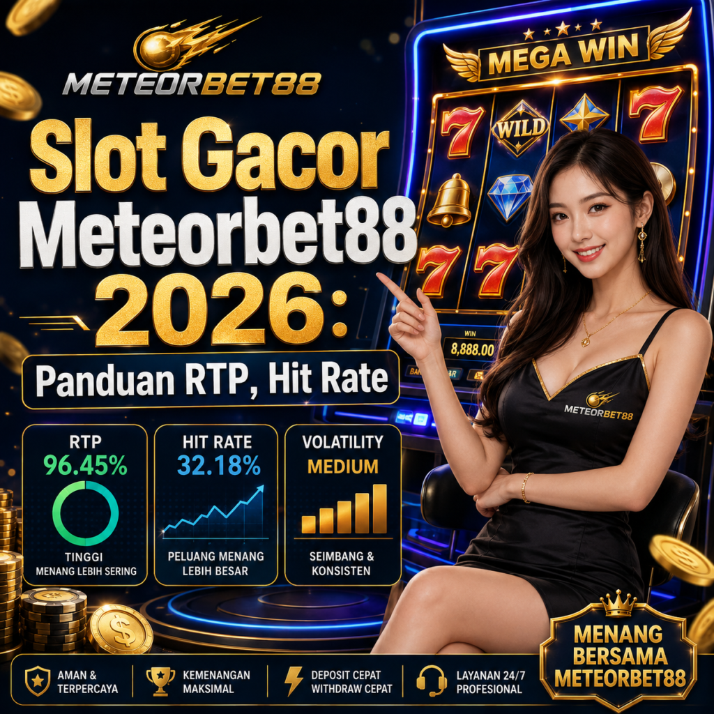 Slot Gacor Meteorbet88 2026: Panduan RTP, Hit Rate Slot Gacor Meteorbet88 2026: Panduan RTP, Hit Rate